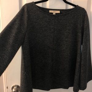 LOFT Grey Wide Sleeved Sweater